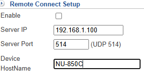 Remote Connect Setup