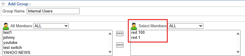 Create source address groups