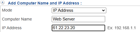 Create IP Address Table