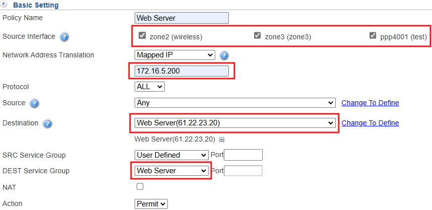 Control Rules and IP Mapping