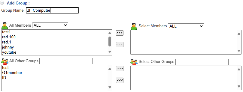 Select IP Address Group