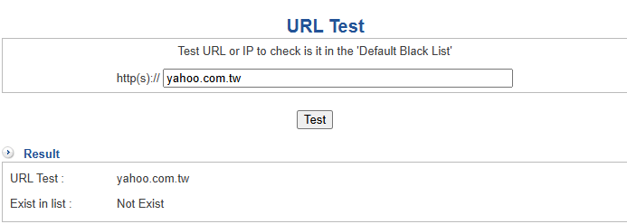 URL Test