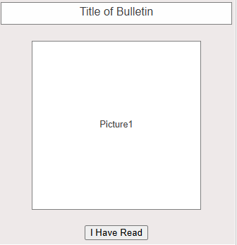 Bulletin board - Image Template