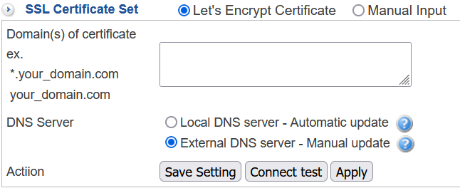 Certificate Application