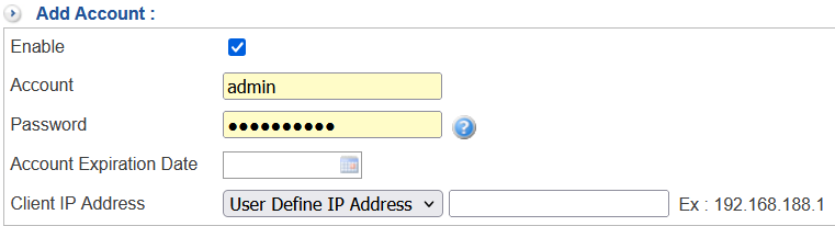 L2TP Setting